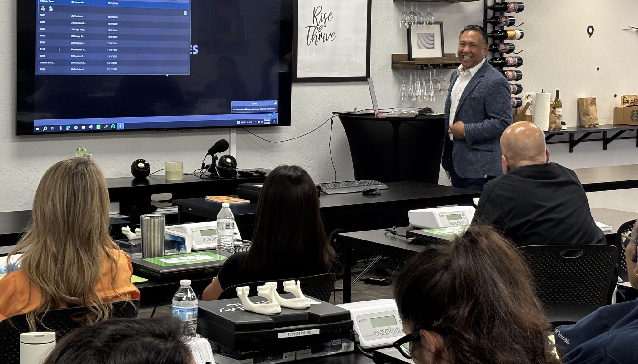 Mark Ilagan teaching a CBCT imaging training course